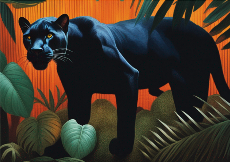 Nome do produto: Pantera Negra na natureza