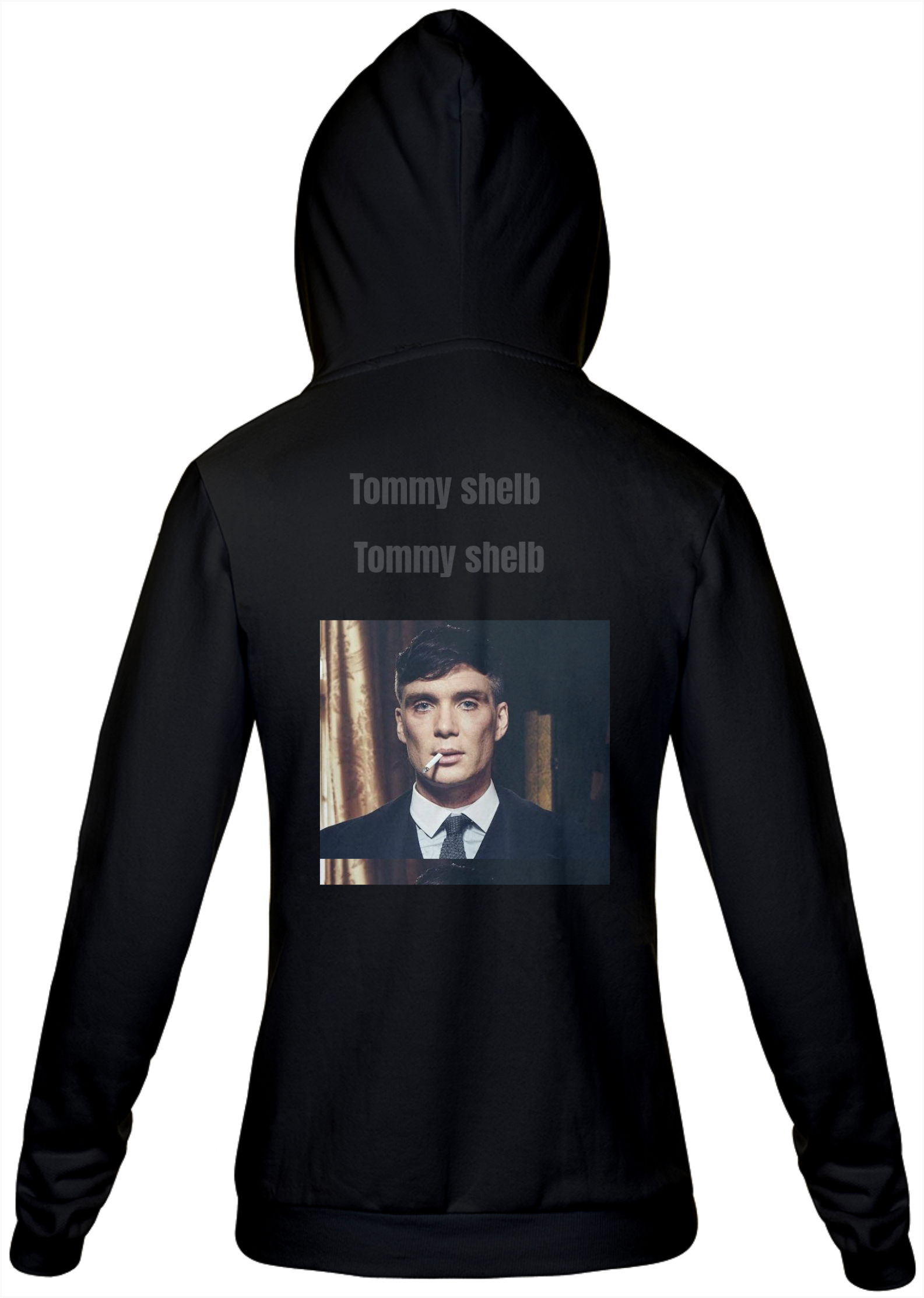 Nome do produto: Casaco moleton preto Tommy shelb 