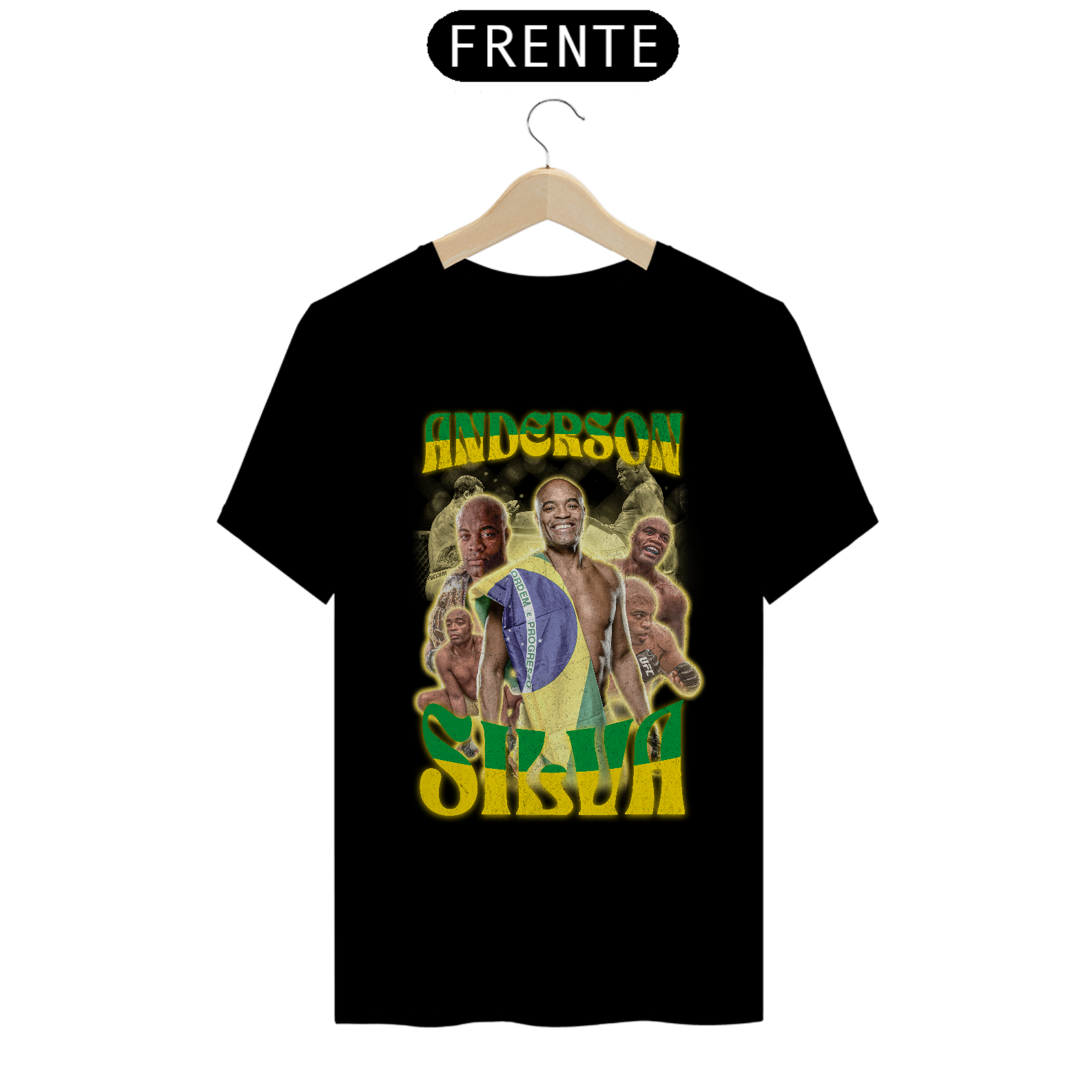 Nome do produto: Camiseta Anderson Silva V2