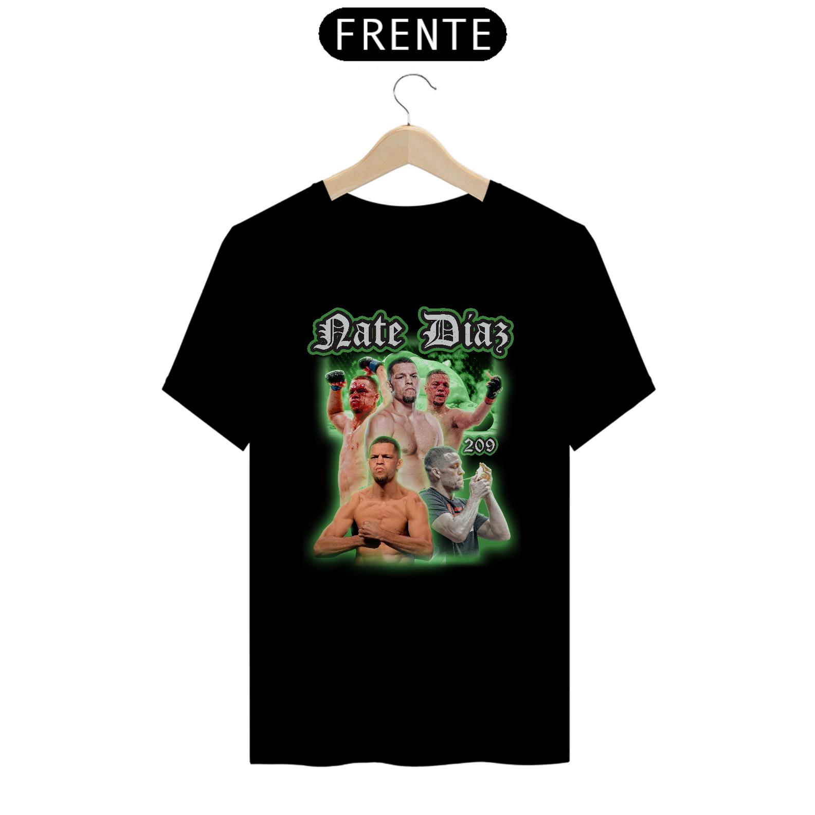 Nome do produto: Camiseta Nate Diaz 