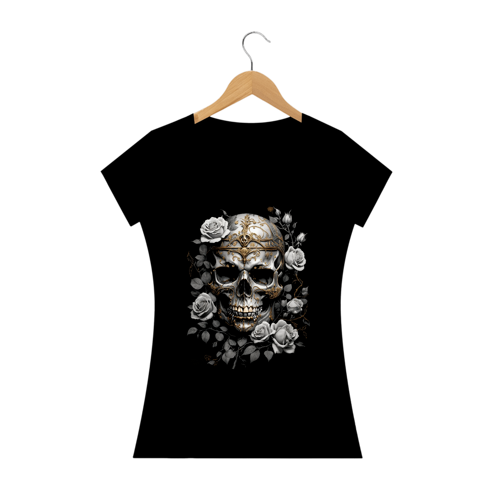 Nome do produto: Baby Long - Floral Skull