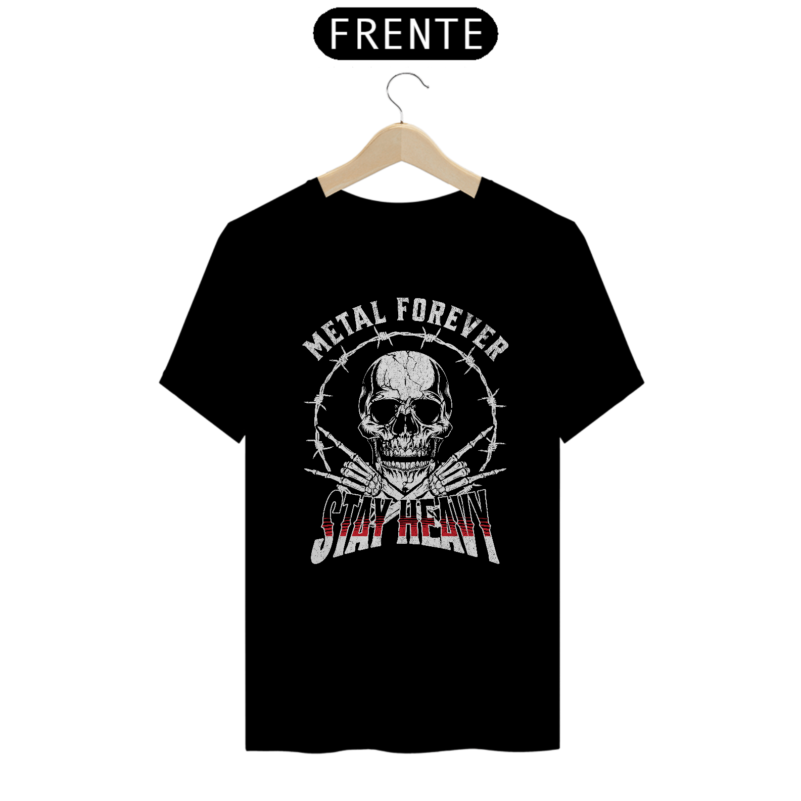 Nome do produto: Camiseta - Metal forever