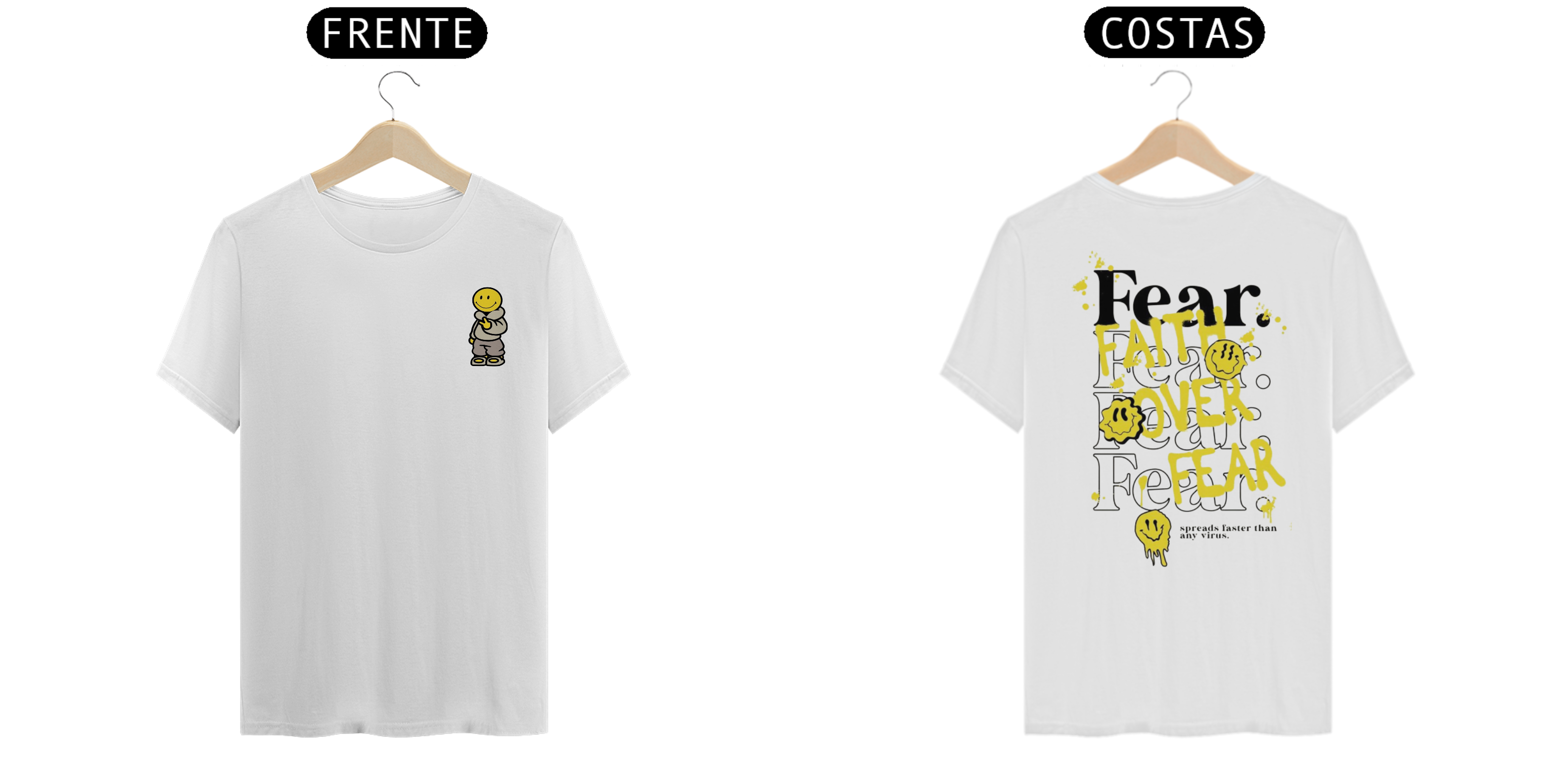 Nome do produto: Camisa de smile