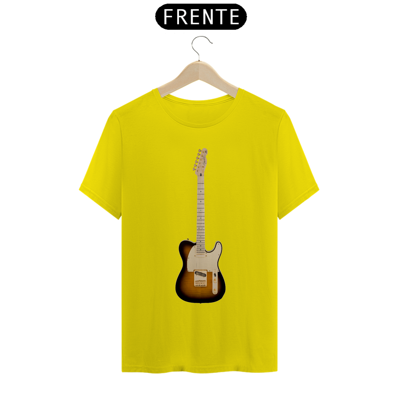 Nome do produto: T-Shirt Quality - Guitarra Fender Telecaster Richie Kotzen Siganture Tobacco Burst - Model 1