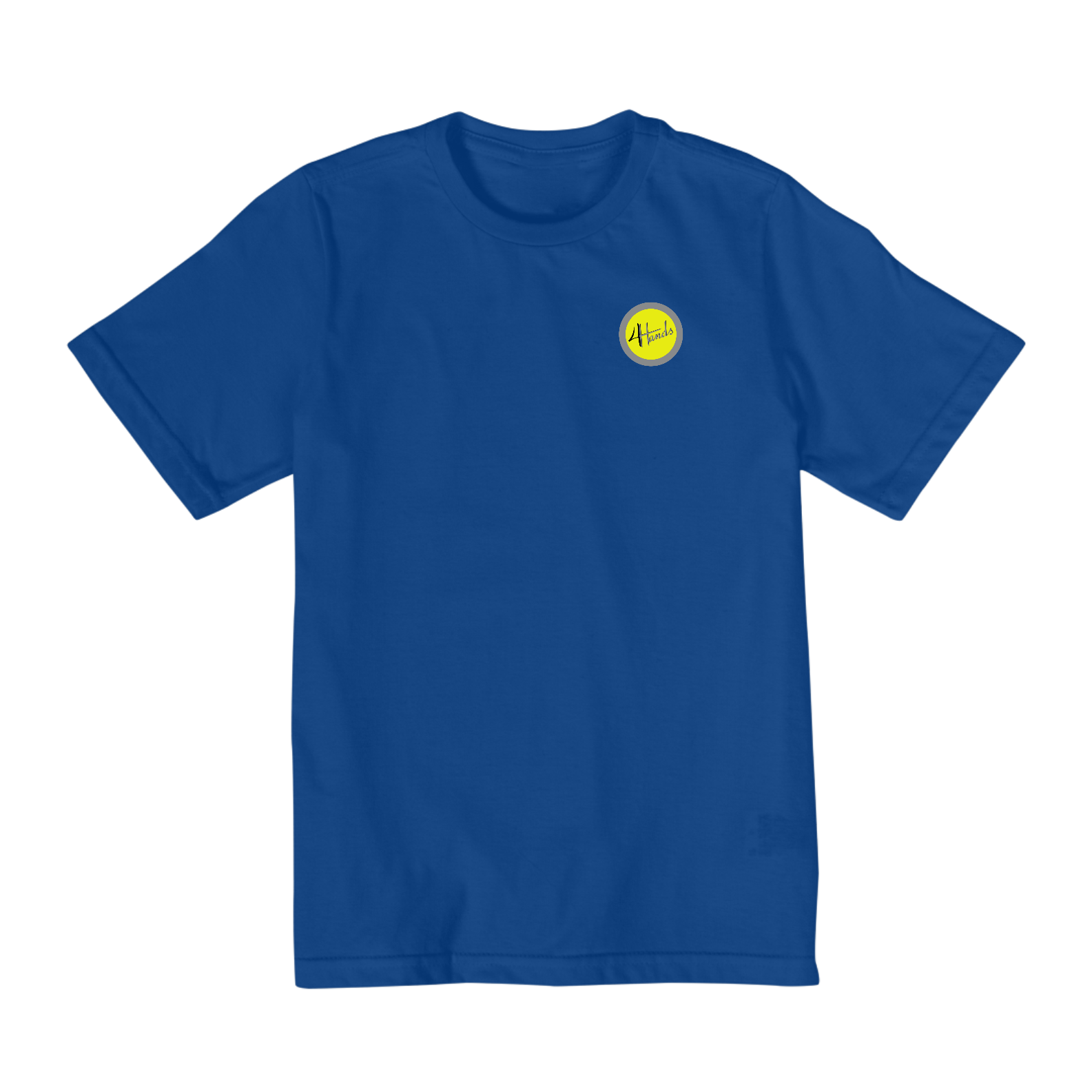 Nome do produto: T-Shirt Quality Infantil (10 a 14) - 4 Hands Luthieria - Logo - Diversas Cores