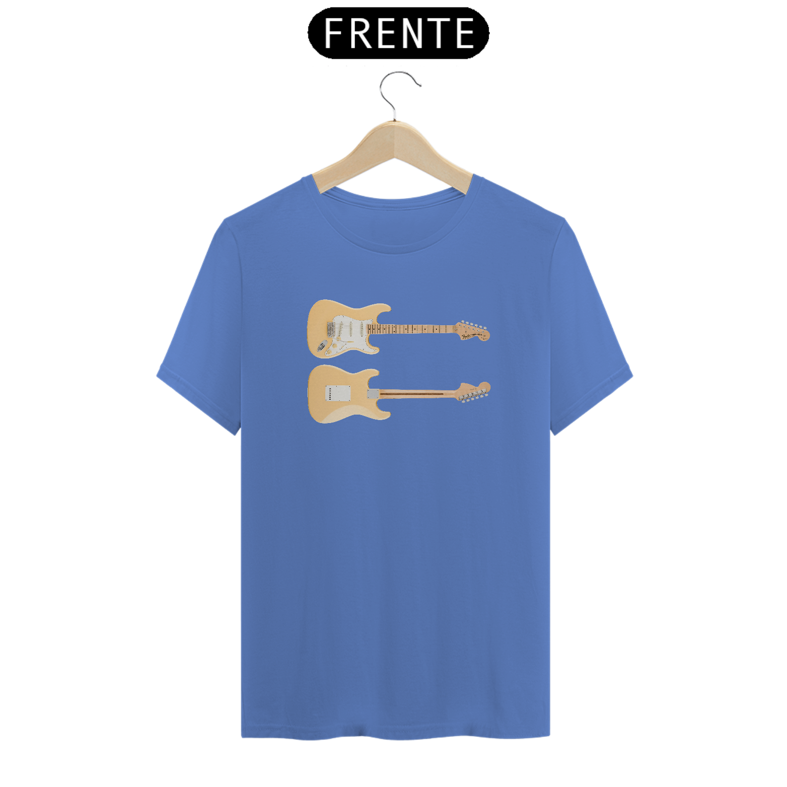 Nome do produto: T-Shirt Estonada - Guitarra Fender Stratocaster Yngwie Malmsteen Signature - Model 2