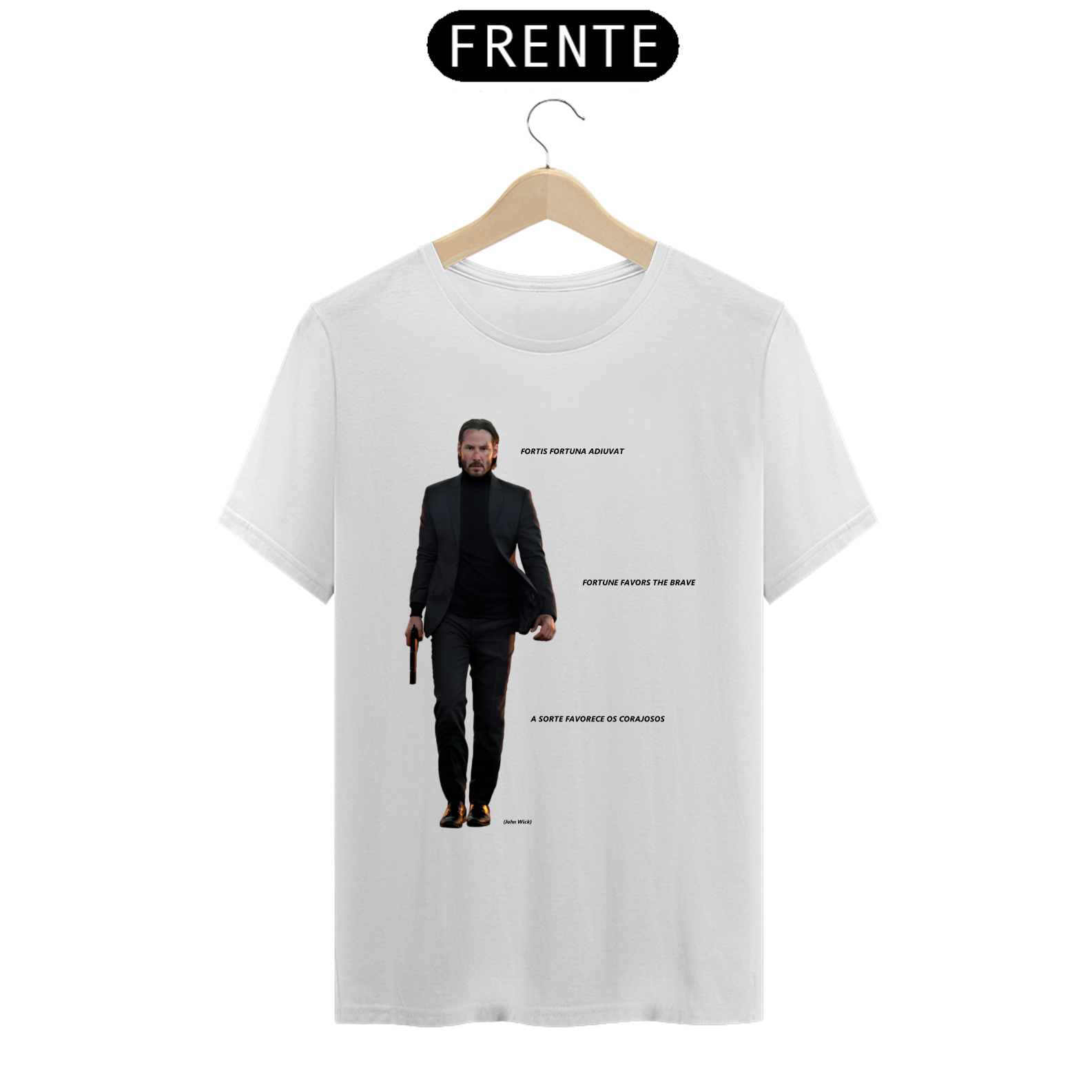 Nome do produto: T-Shirt Prime 1 Fortis Fortuna Adiuvat John Wick