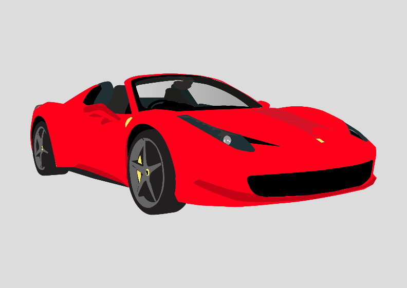 Nome do produto: Poster Paisagem - Carro 7