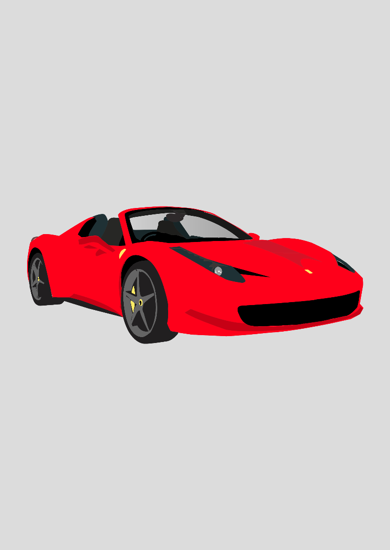 Nome do produto: Poster Retrato - Carro 7