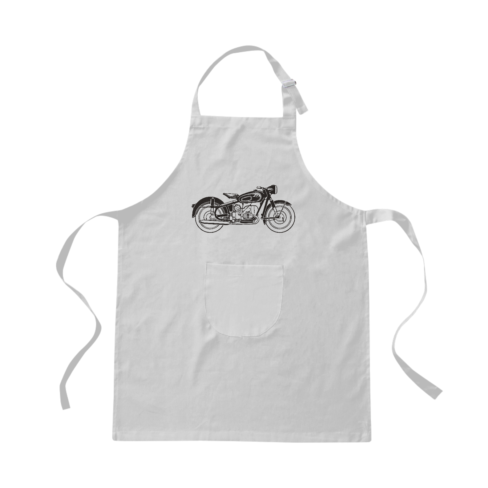 Nome do produto: Avental de Brim - Moto Antiga 1