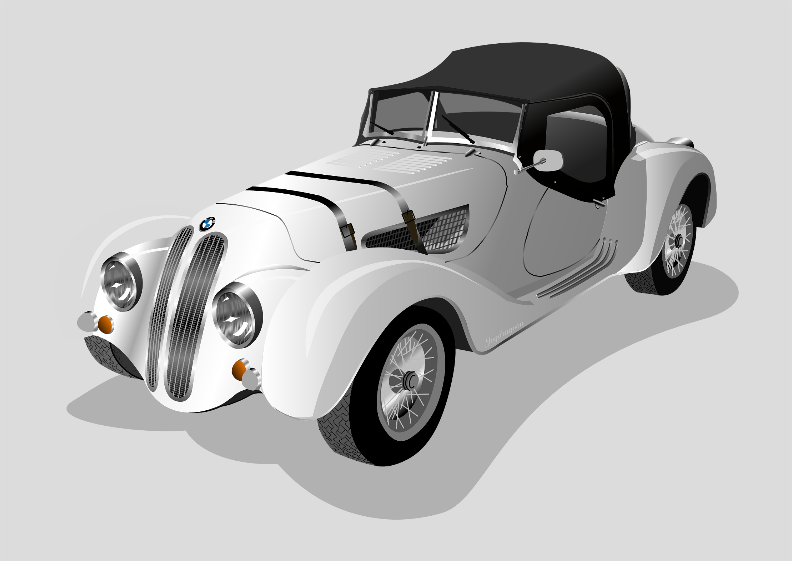 Nome do produto: Poster - Paisagem - Carro Antigo 1