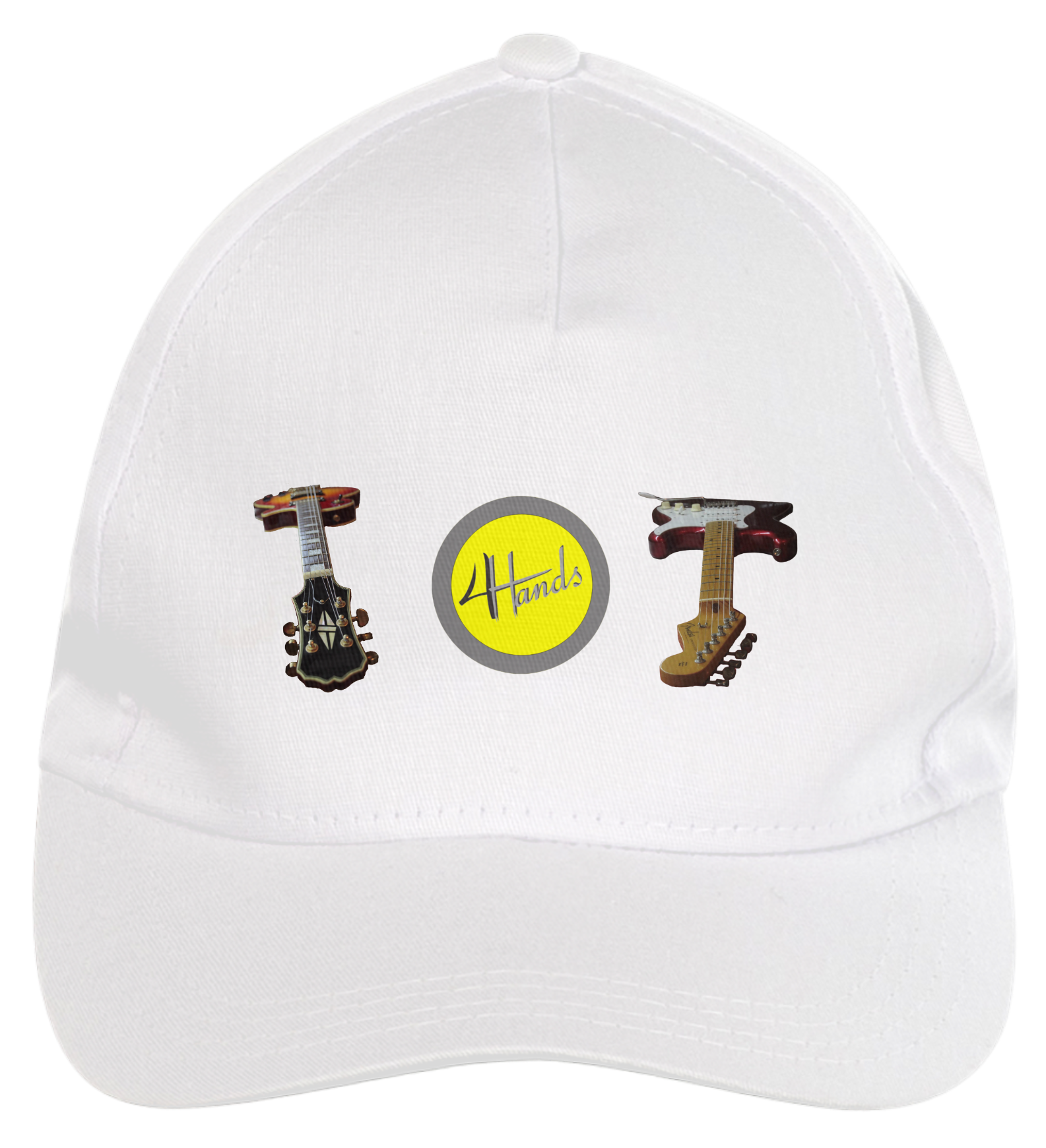 Nome do produto: Boné de Brim - 4 Hands Luthieria - StLpLogo