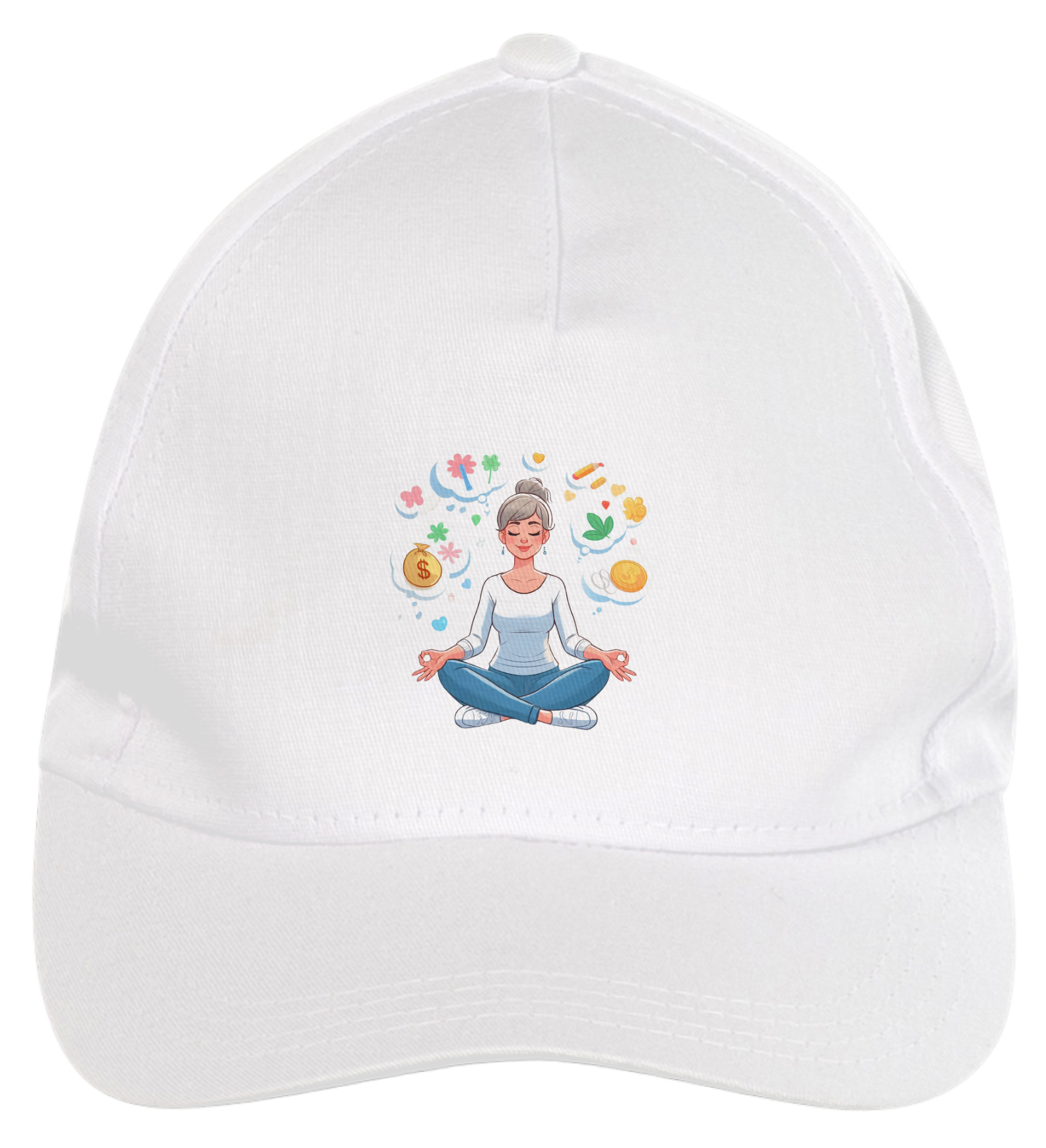 Nome do produto: Boné de Brim - Se eu posso imaginar, eu posso materializar!!! Modelo 2