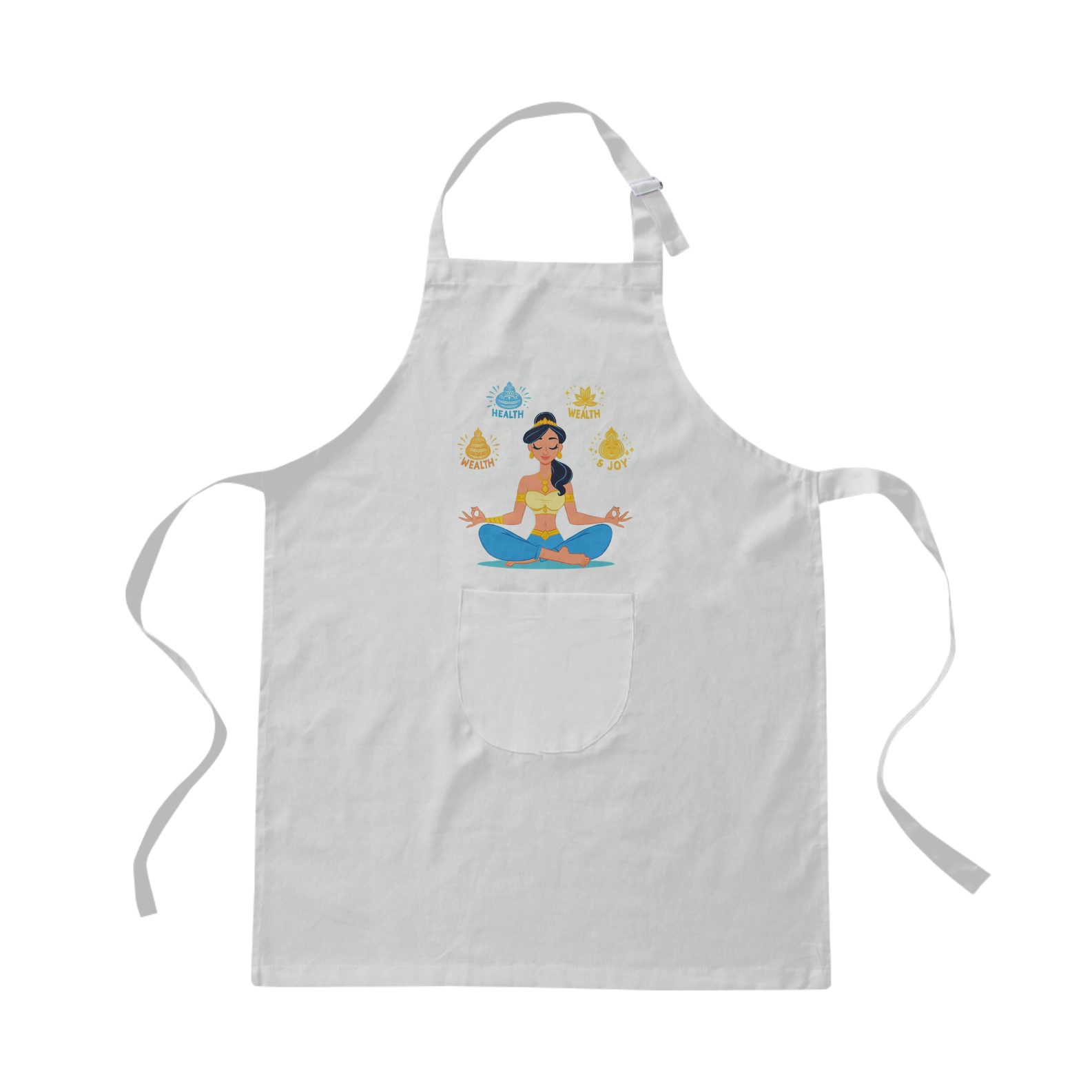 Nome do produto: Avental de Brim - Se eu posso imaginar, eu posso materializar!!! Modelo 3