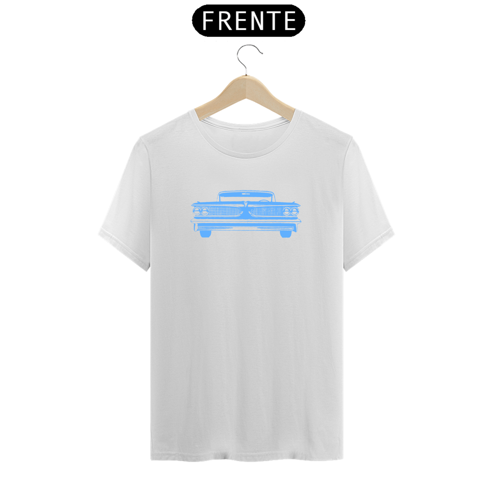 Nome do produto: T-Shirt Prime - Carro Antigo 8 Azul 2