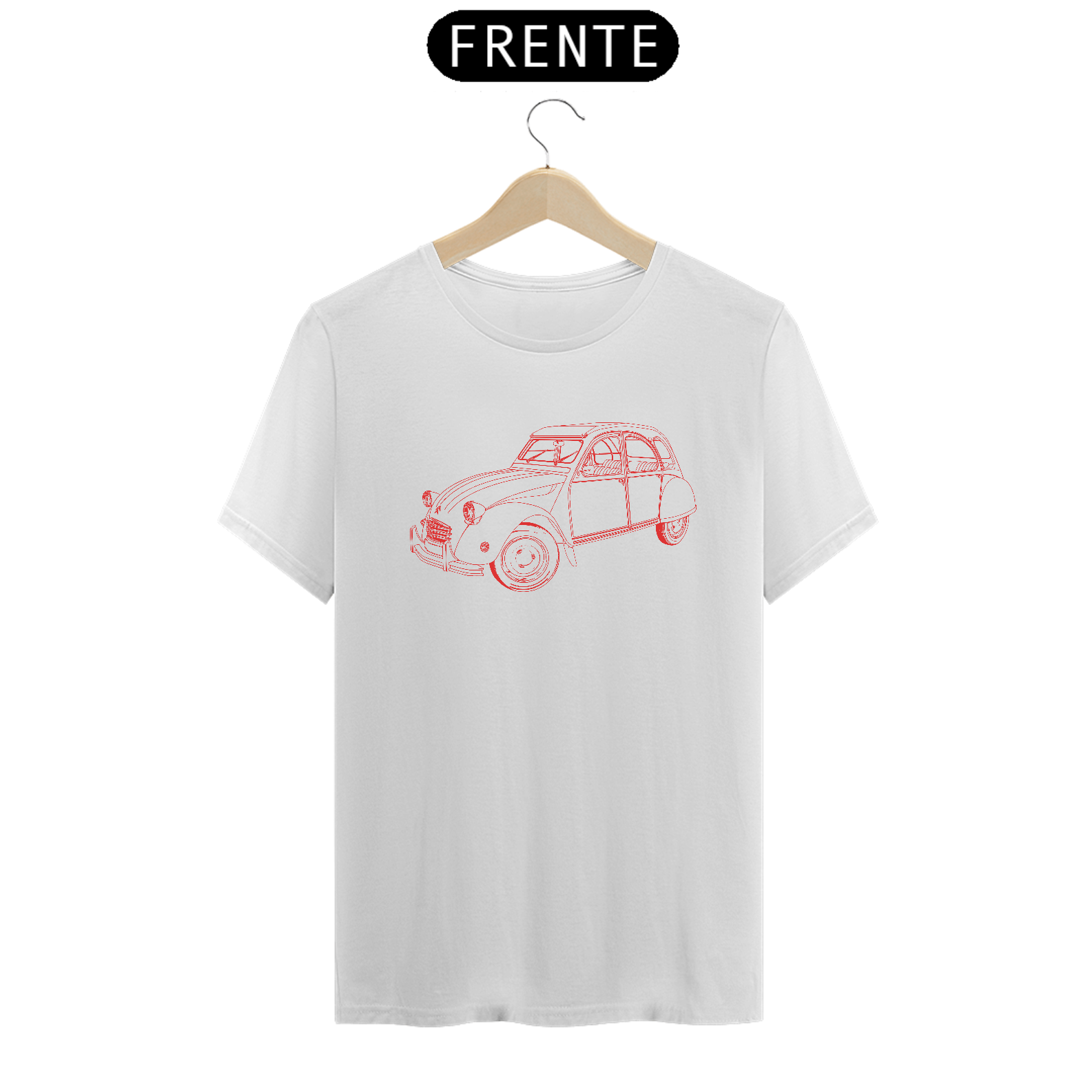 Nome do produto: T-Shirt Prime - Carro Antigo 9 Vermelho
