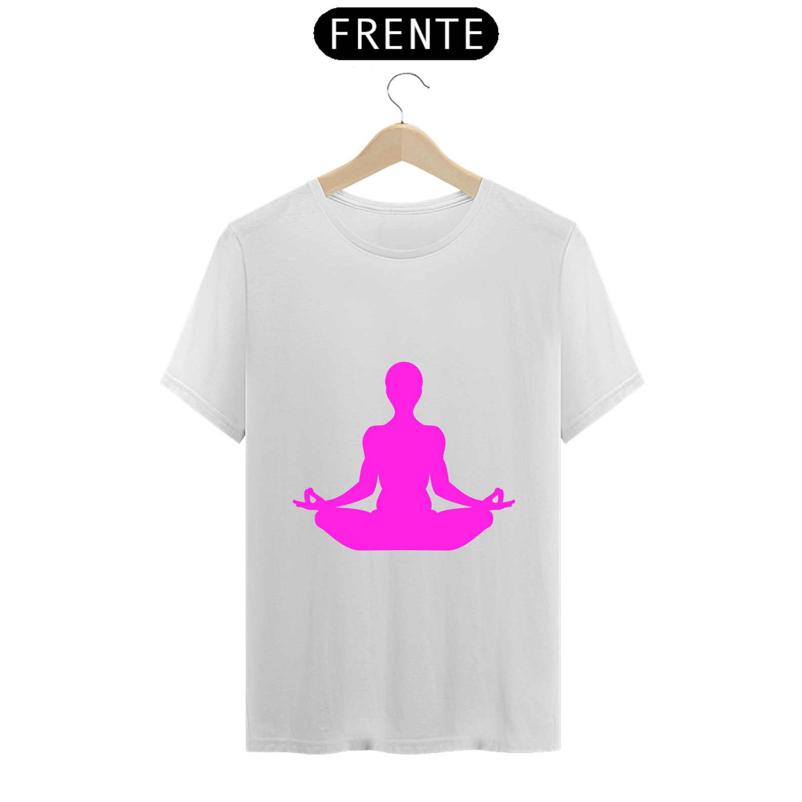 Nome do produto: T-Shirt Prime - Meditação 1 - Rosa