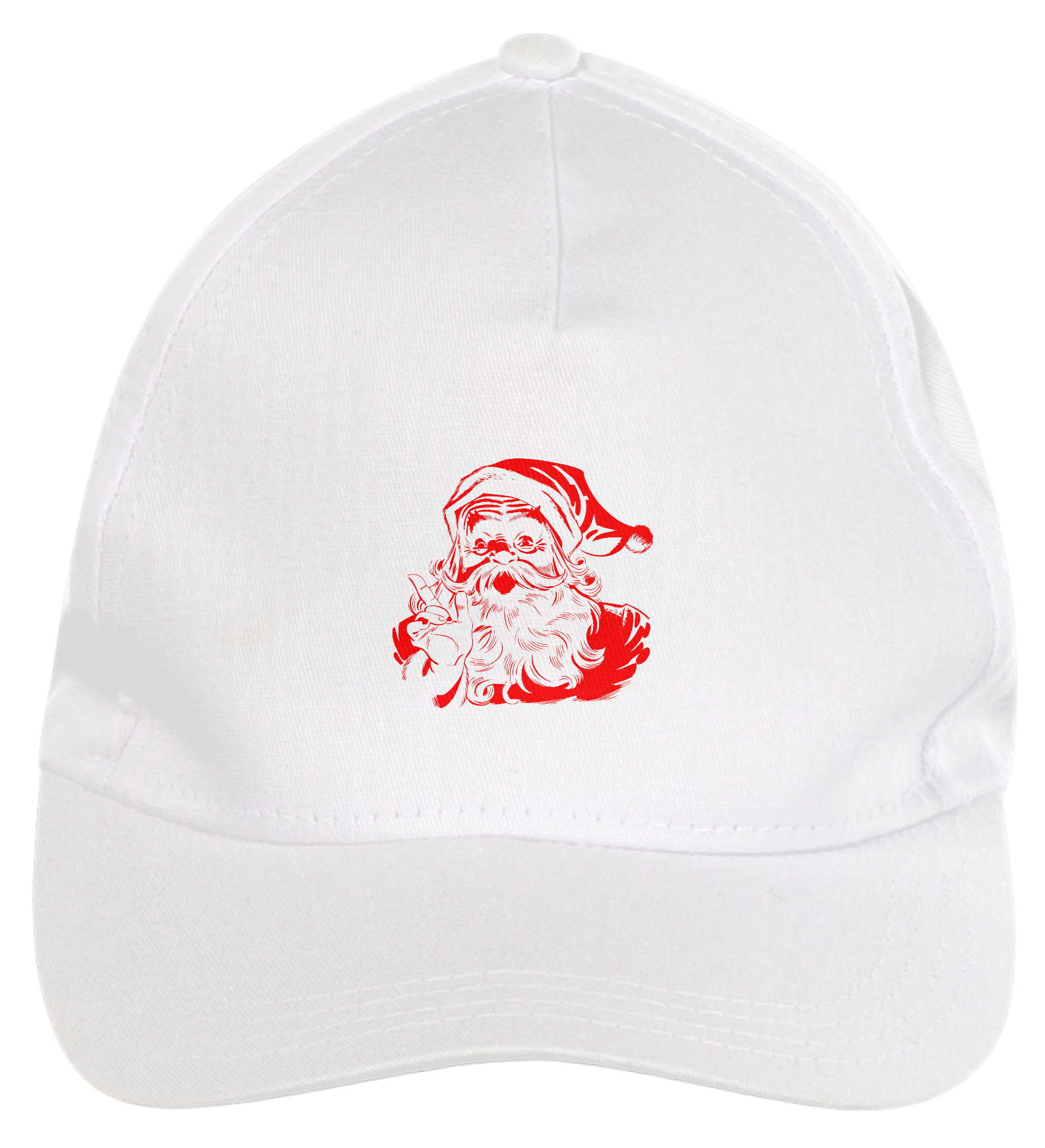 Nome do produto: Boné de Brim - Papai Noel 1 - Vermelho