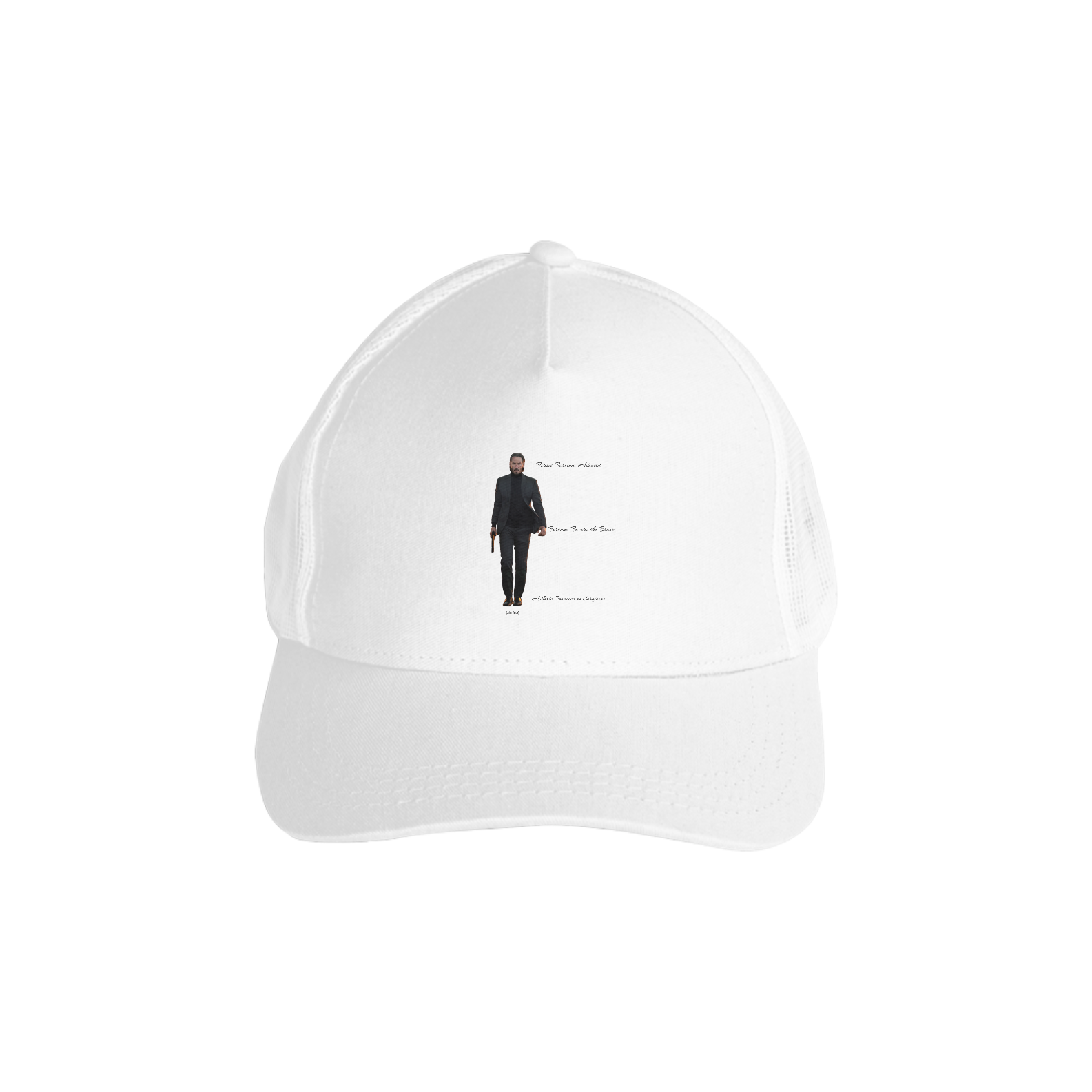 Nome do produto: Boné Americano com Tela - John Wick 1 - Fortis Fortuna Adiuvat