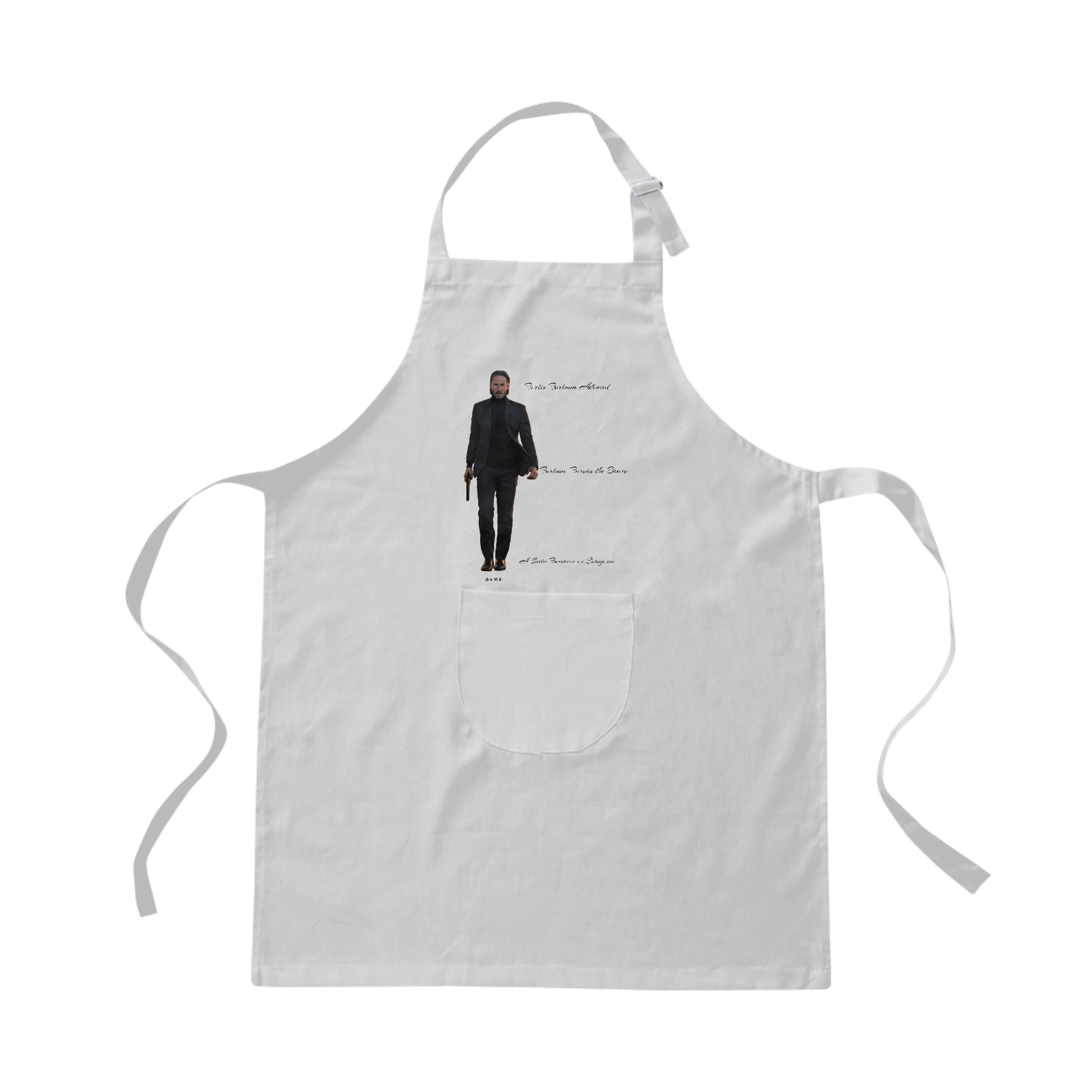 Nome do produto: Avental de Brim - John Wick 1 - Fortis Fortuna Adiuvat