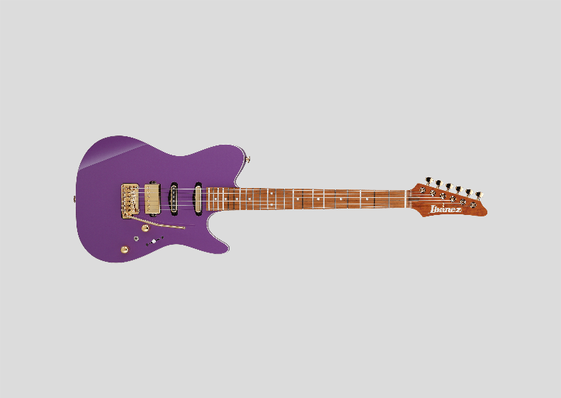Nome do produto: Poster Paisagem - Guitarra Ibanez Lari Basilio Signature - LB1 Violet