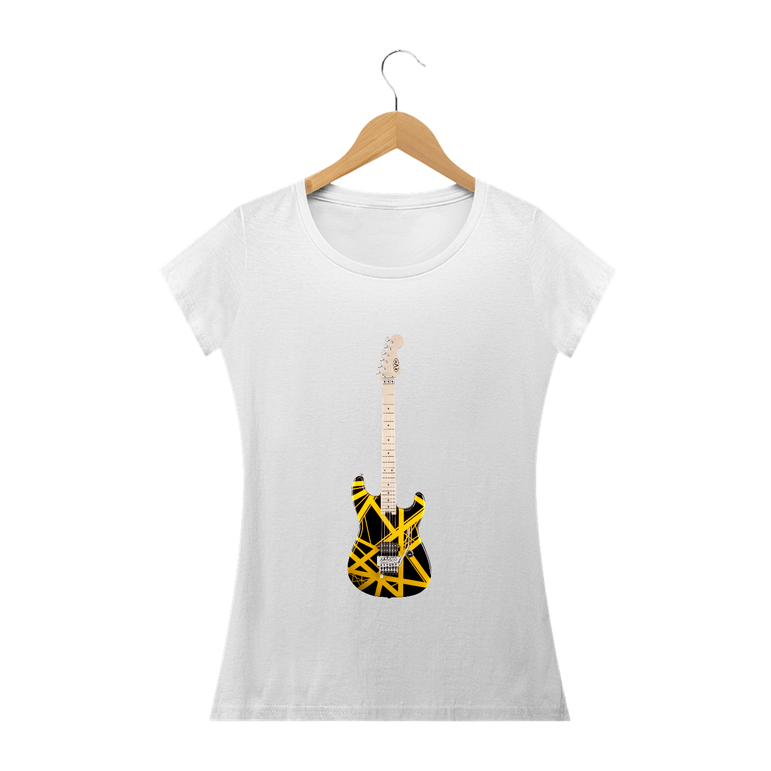 Nome do produto: Baby Long Prime - Guitarra EVH Striped Series Black Yellow