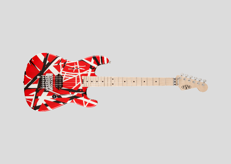 Nome do produto: Guitarra EVH Striped Series Red Black White