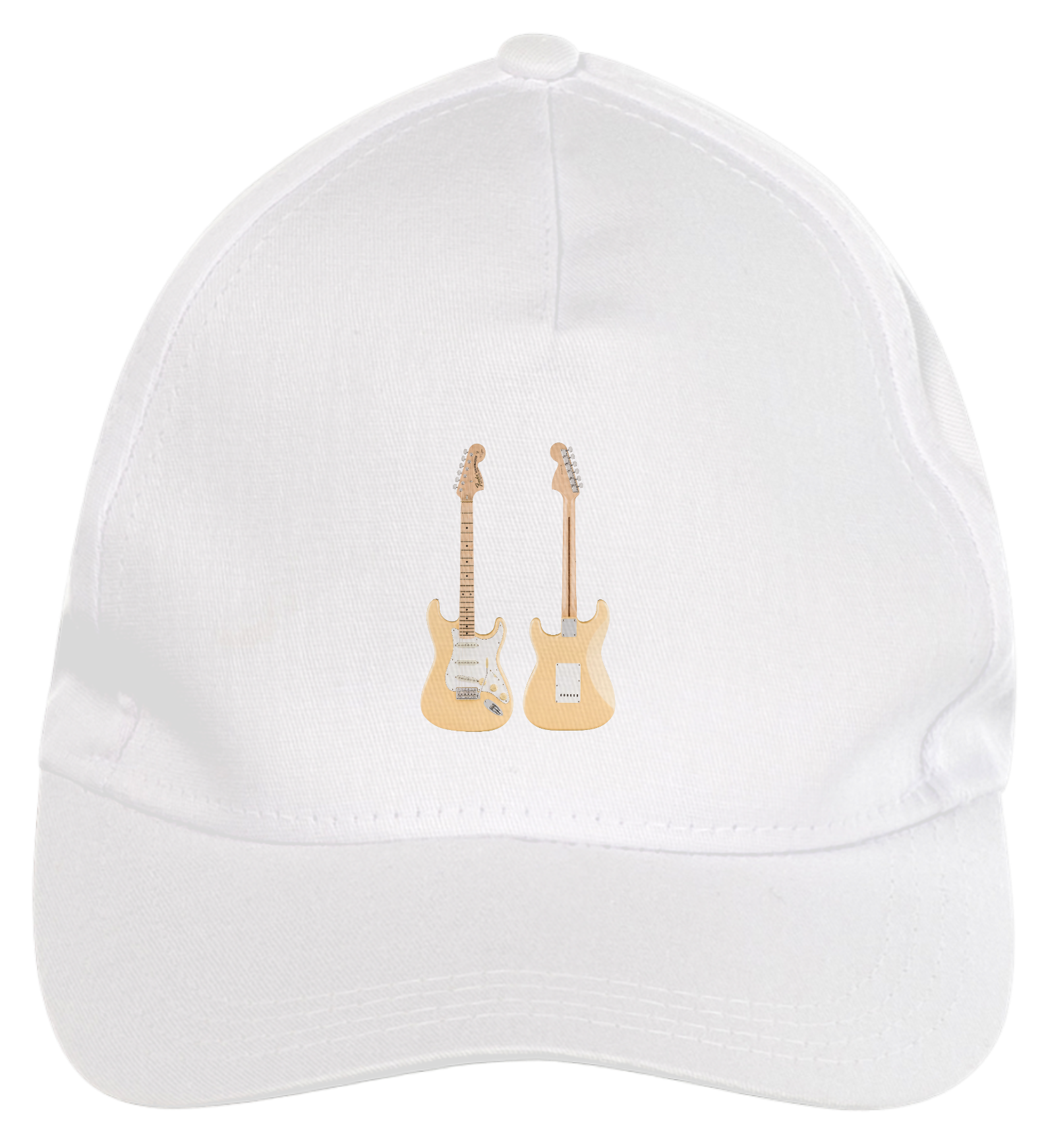 Nome do produto: Boné de Brim - Guitarra Fender Stratocaster Yngwie Malmsteen Signature - Model 1