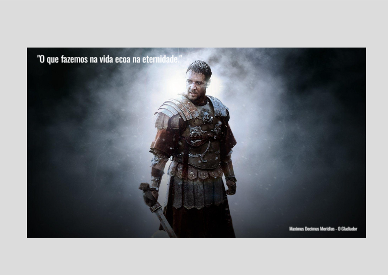 Nome do produto: Poster Paisagem - Gladiador - Model 1