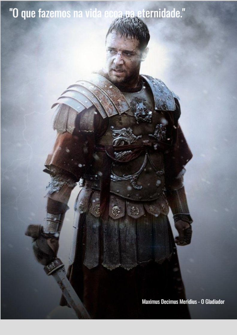 Nome do produto: Poster Retrato - Gladiador - Model 1