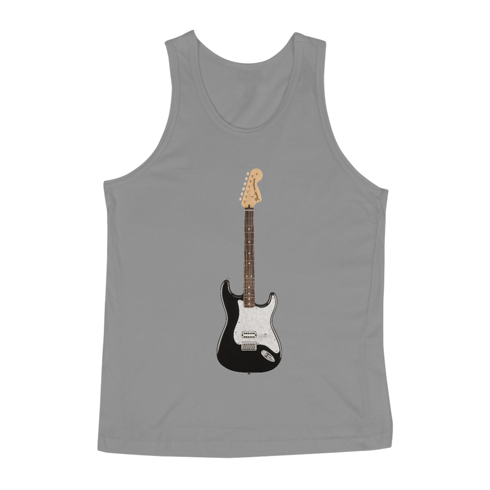 Nome do produto: Regata Masculina Classic - Guitarra Fender Tom DeLonge Signature Stratocaster