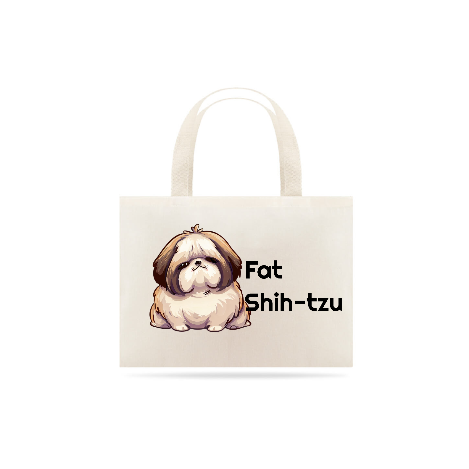 Nome do produto: Eco Bag - Fat Shih-tzu - Modelo 1