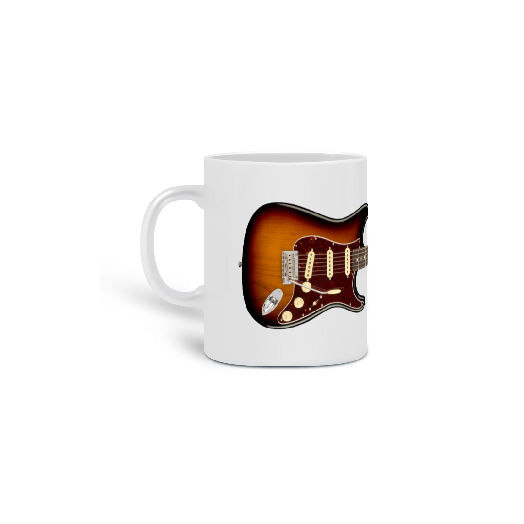 Nome do produto: Caneca Cerâmica Guitarra FAU23TSB