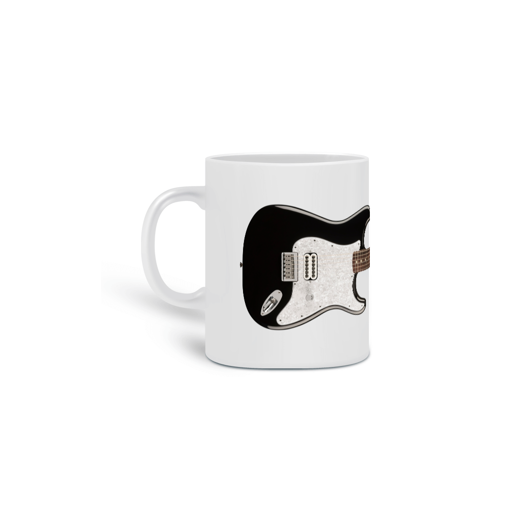 Nome do produto: Caneca Cerâmica - Guitarra Fender Tom DeLonge Signature Stratocaster