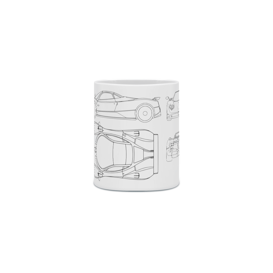 Nome do produto: Caneca Cerâmica - Carro 6