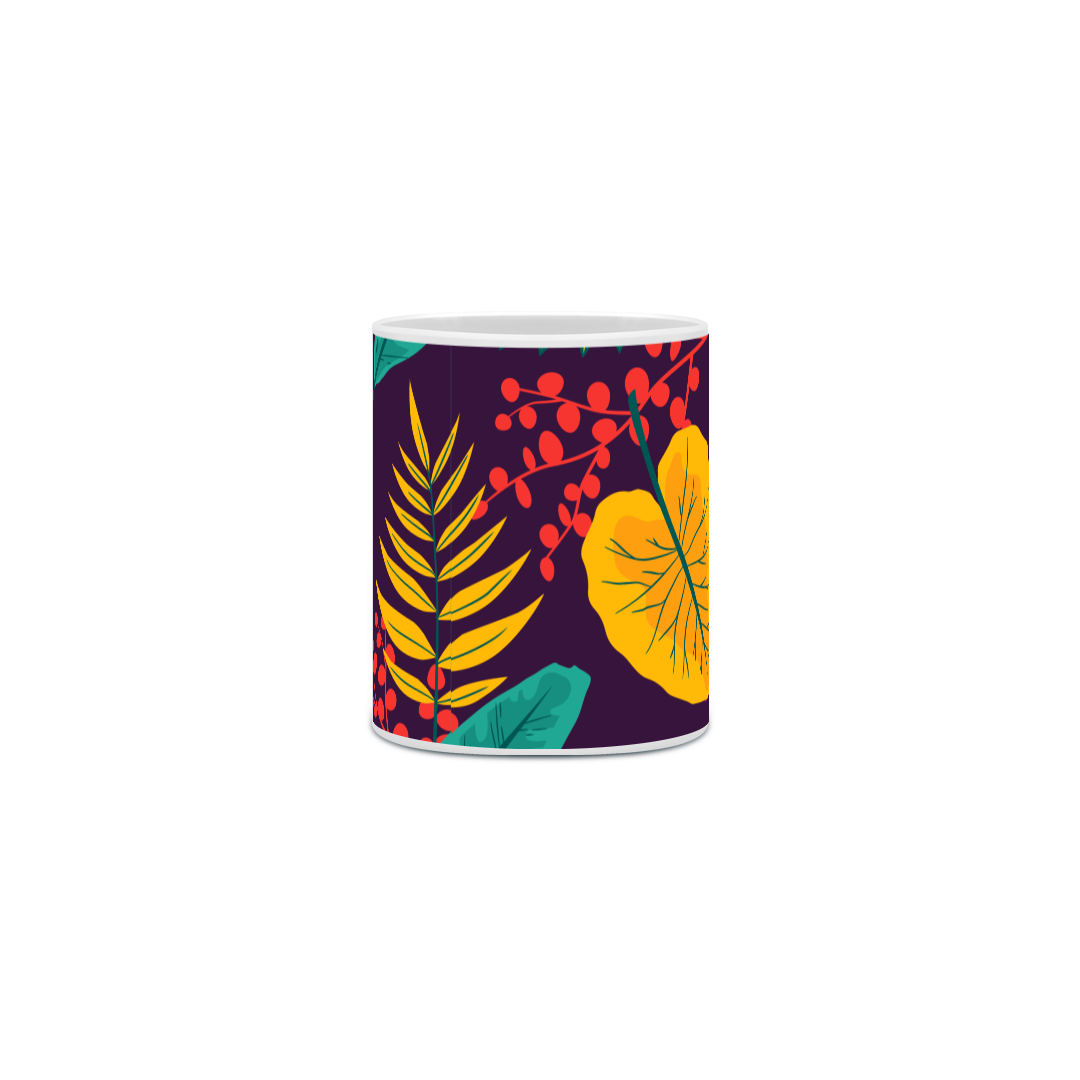 Nome do produto: Caneca Cerâmica - Floral 2