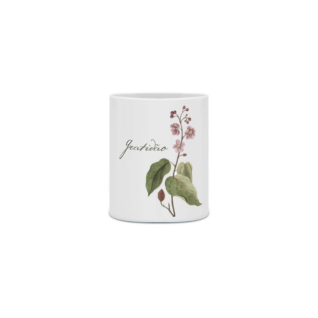Nome do produto: Caneca Cerâmica - Floral 3
