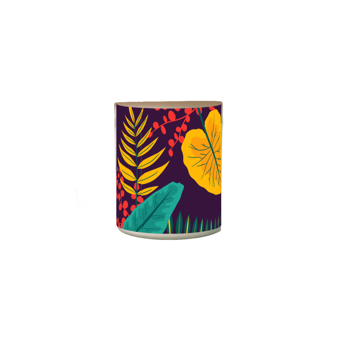 Nome do produto: Caneca Mágica - Floral 2