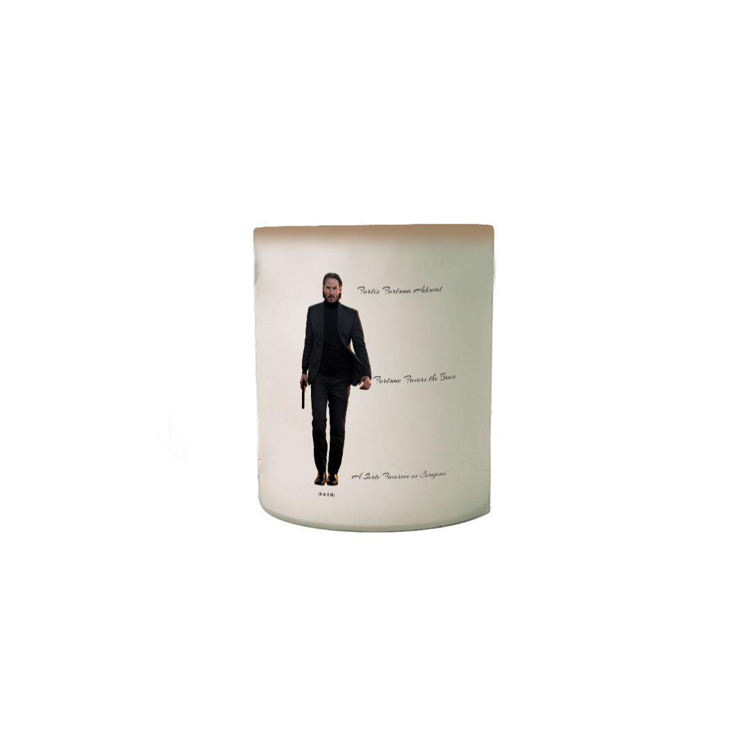 Nome do produto: Caneca Mágica - John Wick 1 - Fortis Fortuna Adiuvat