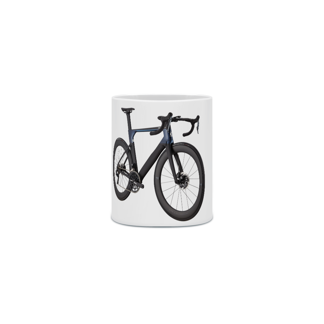 Nome do produto: Caneca Cerâmica - Bicicleta - Cannondale - System Six - Hi-Mod - Dura-Ace Di2 - Black - Model 7