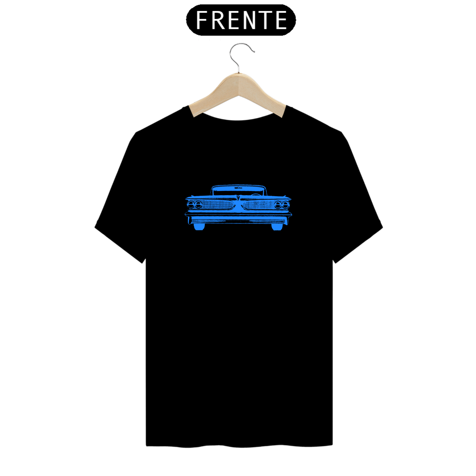 Nome do produto: T-Shirt Prime - Carro Antigo 8 Azul 3