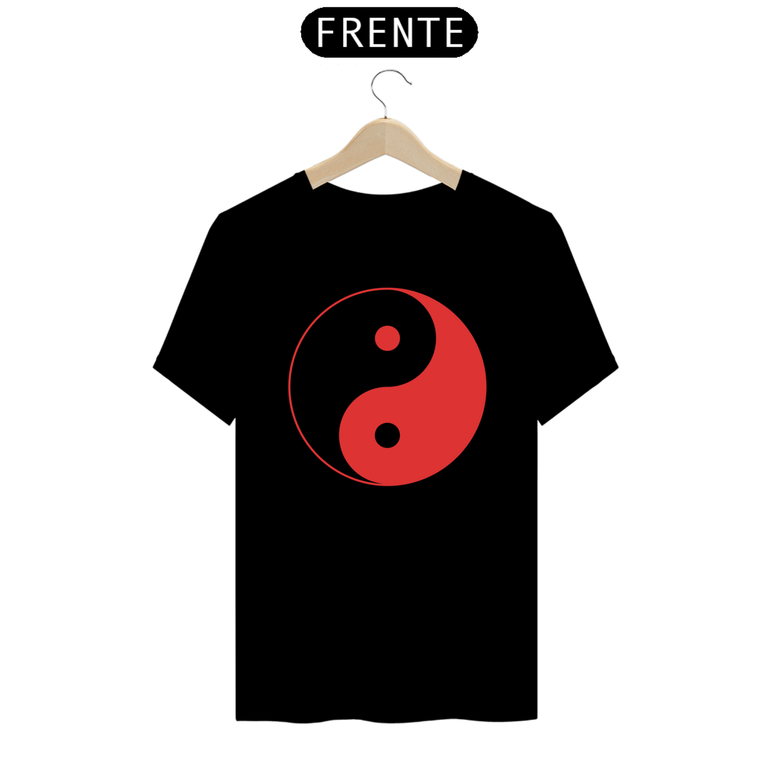 Nome do produto: T-Shirt Prime - Yin-yang 1 Vermelho