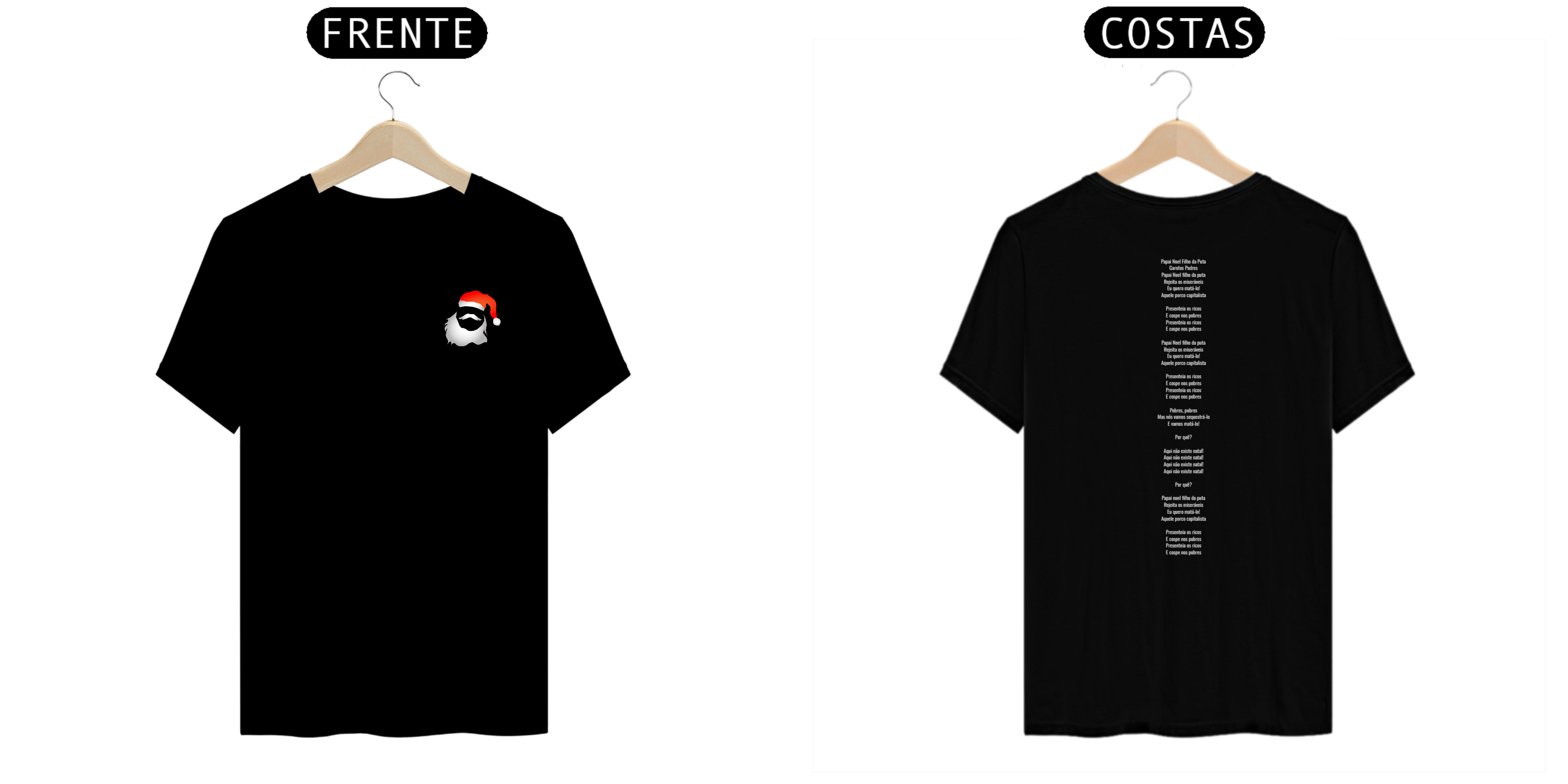 Nome do produto: T-Shirt Prime - Papai Noel - Garotos Podres - Branco