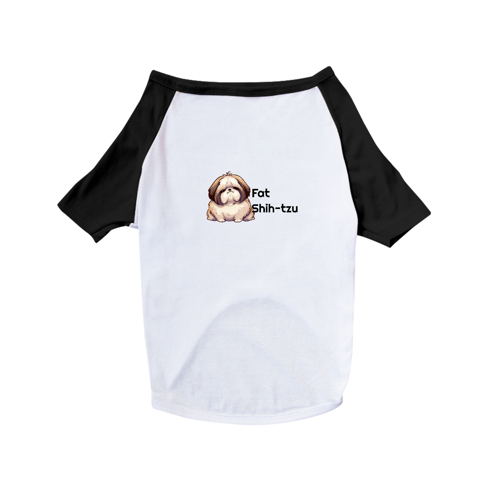 Nome do produto: Camisa Pet Dog - Fat Shih-tzu - Modelo 1