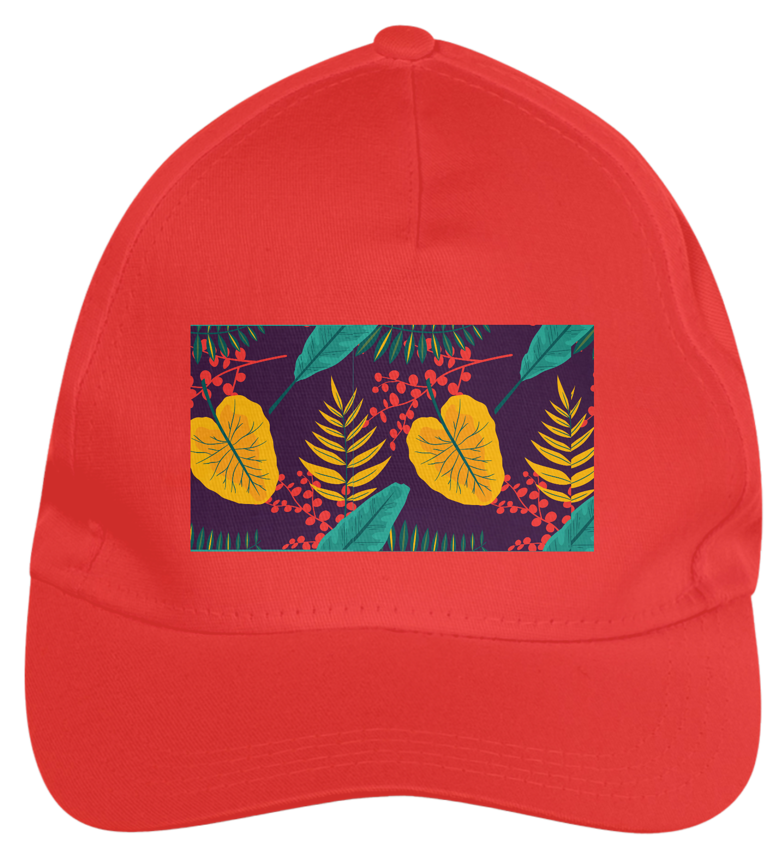 Nome do produto: Boné de Brim - Floral 2