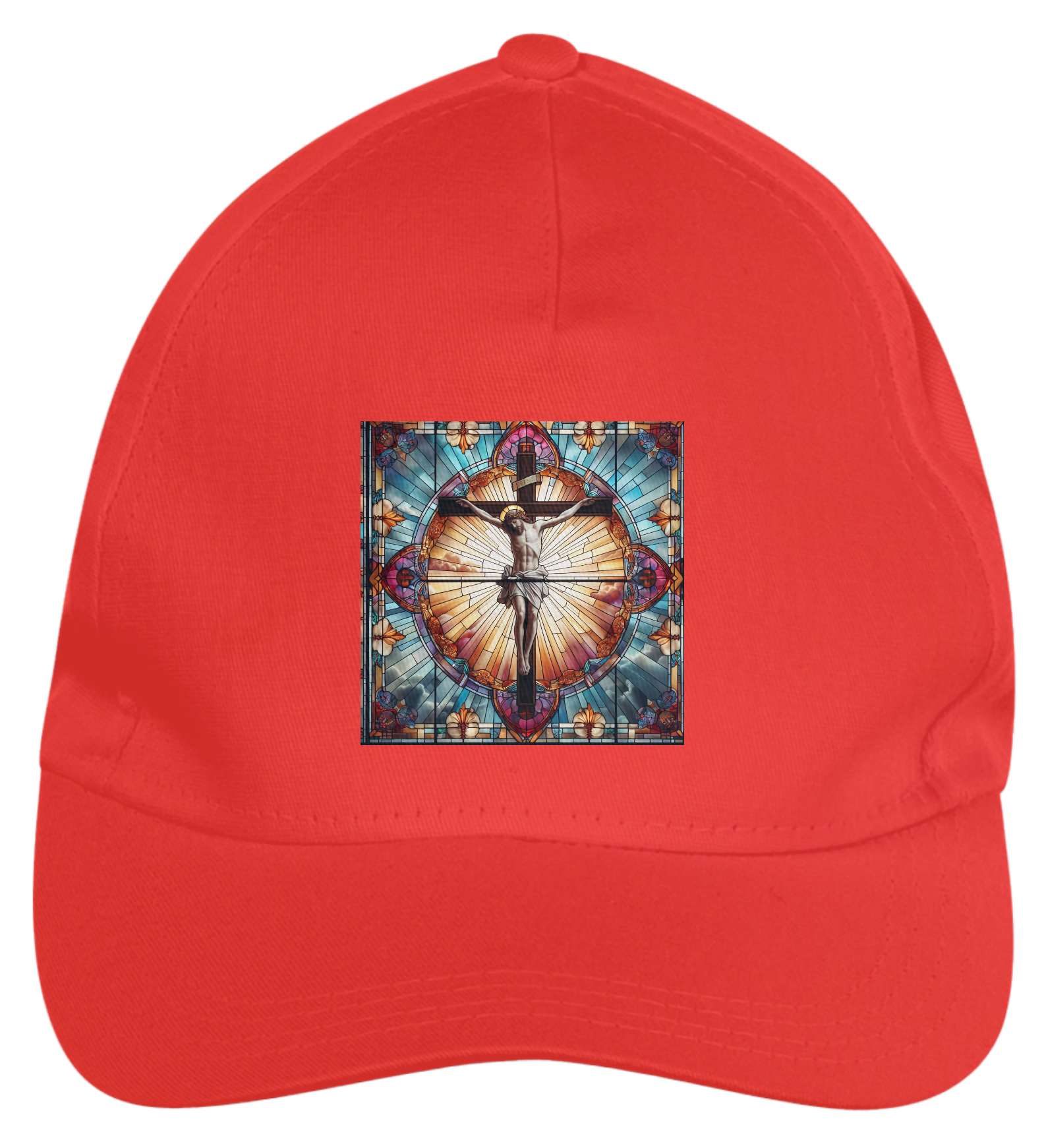 Nome do produto: Boné de Brim - Jesus - Vitral 2