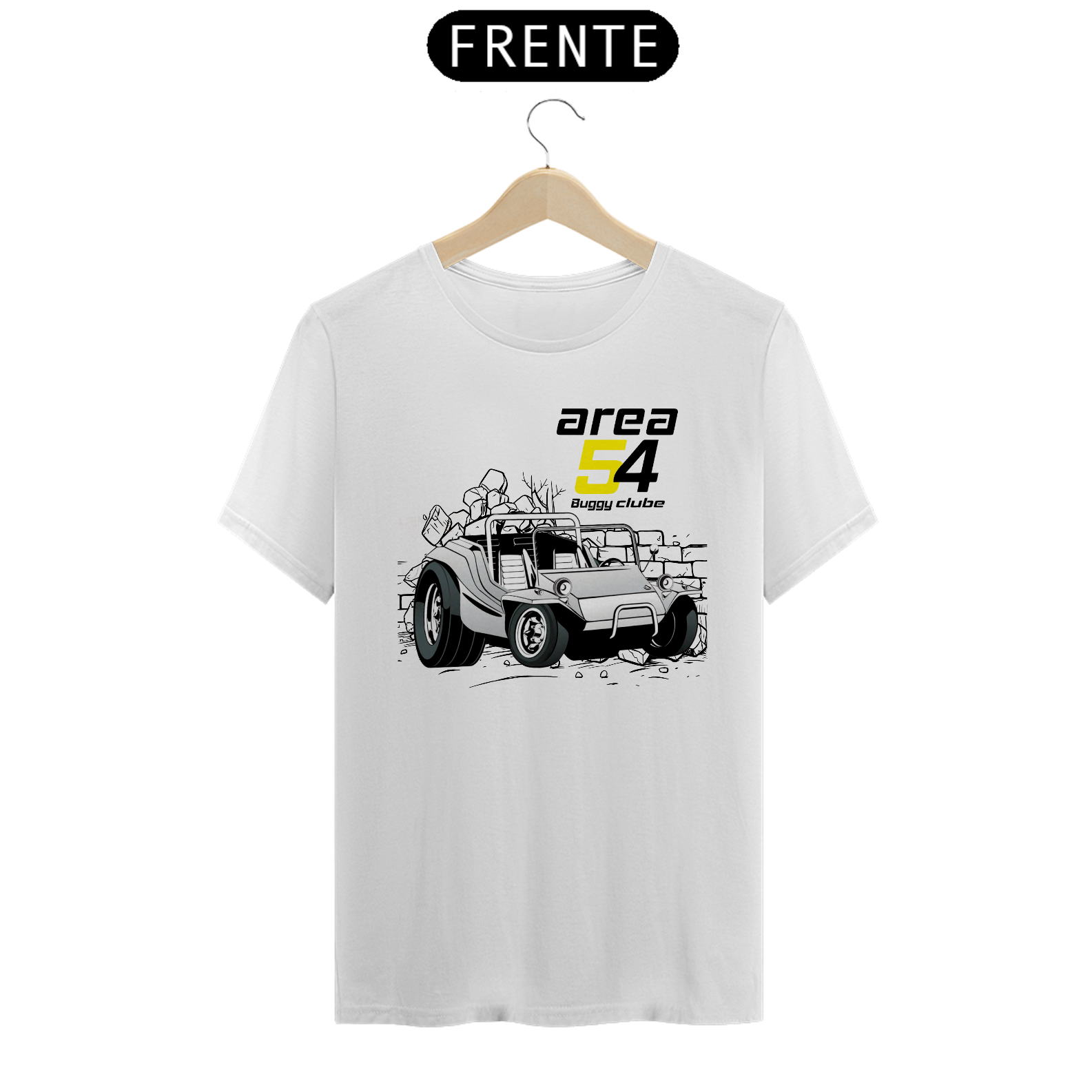 Nome do produto: Adulto Camiseta - area54 Buggy clube
