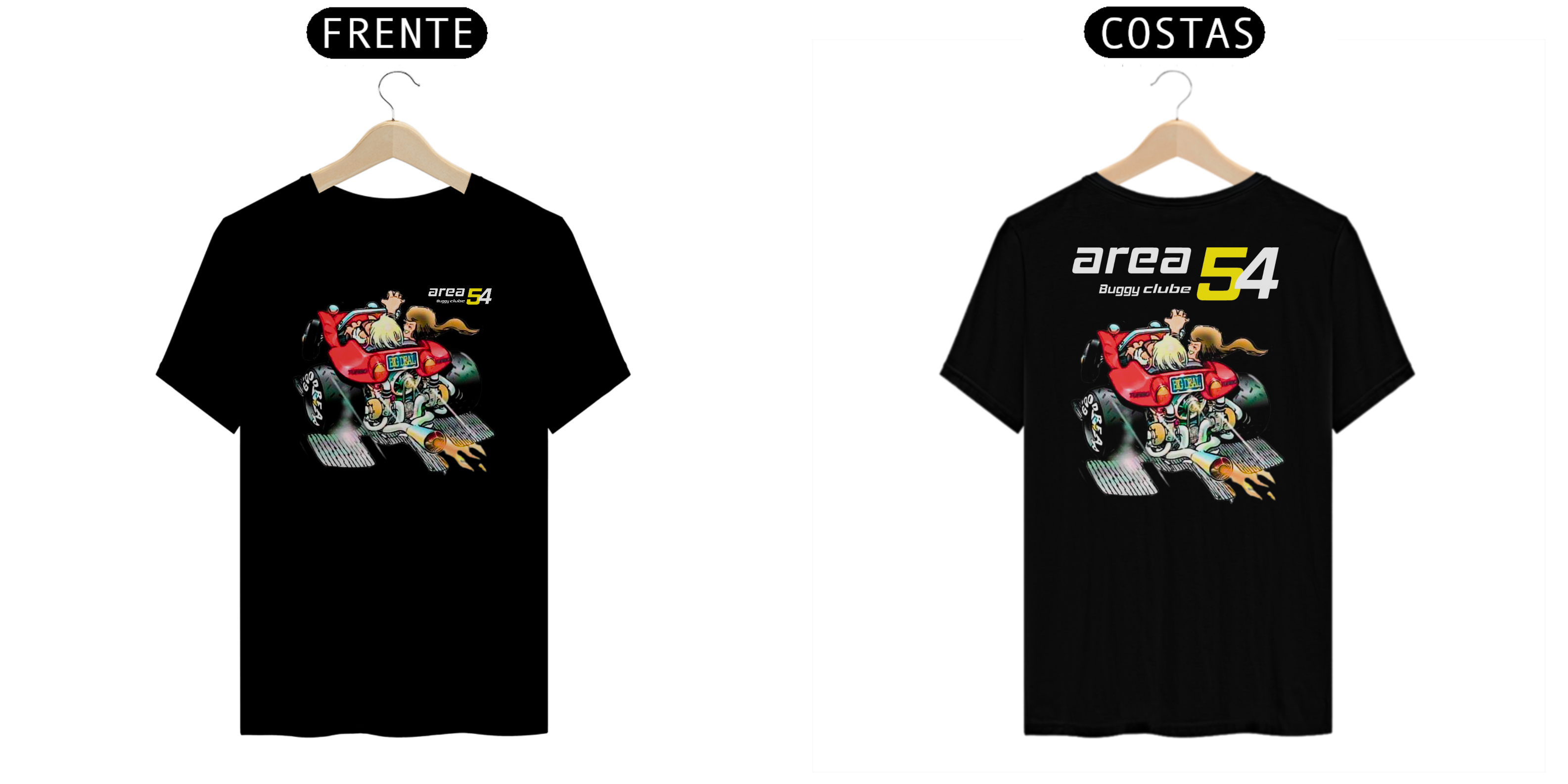 Nome do produto: Adulto Camiseta - area54 Buggy clube