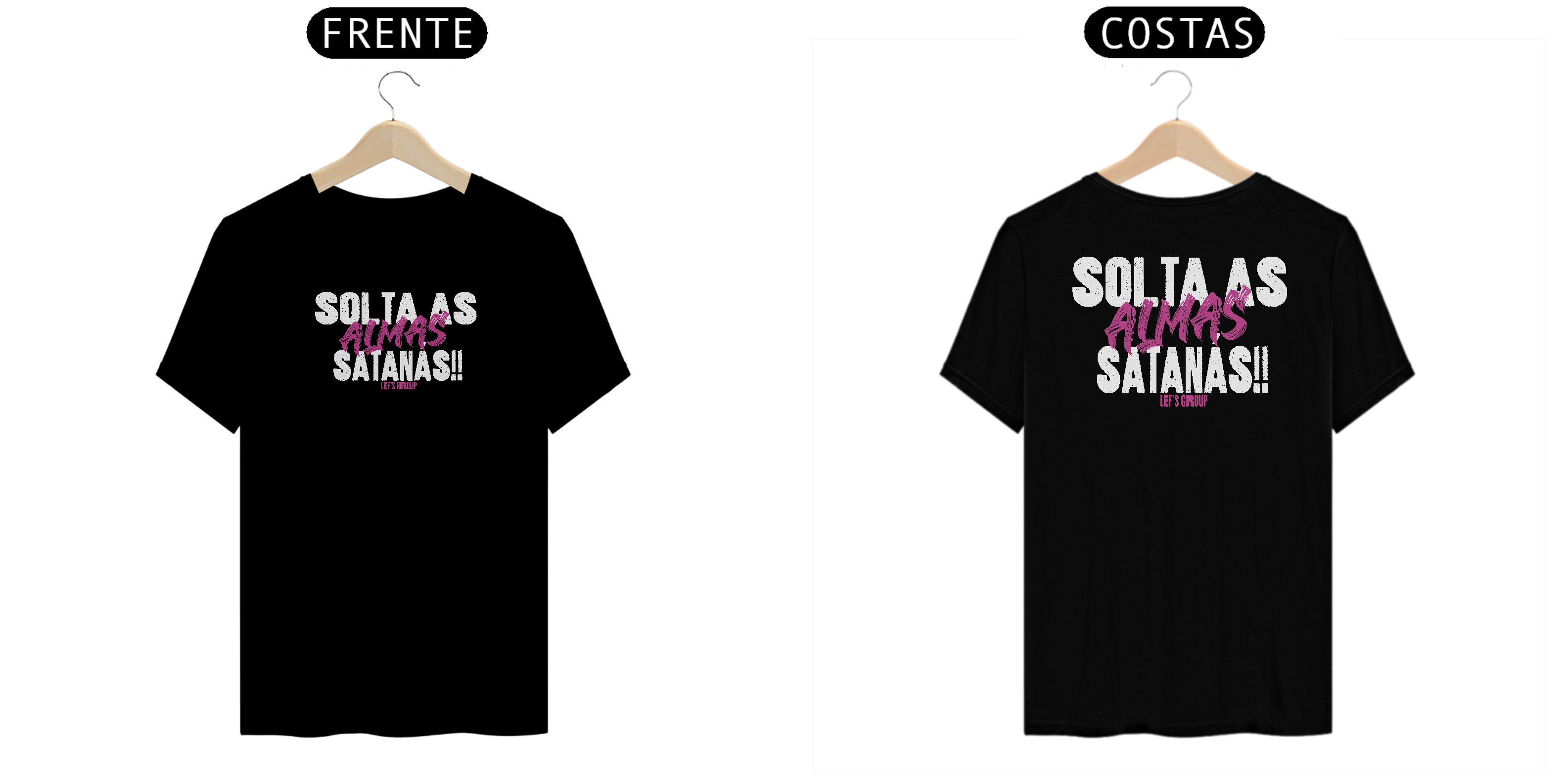 Nome do produto: Camiseta Solta as Almas Rosa