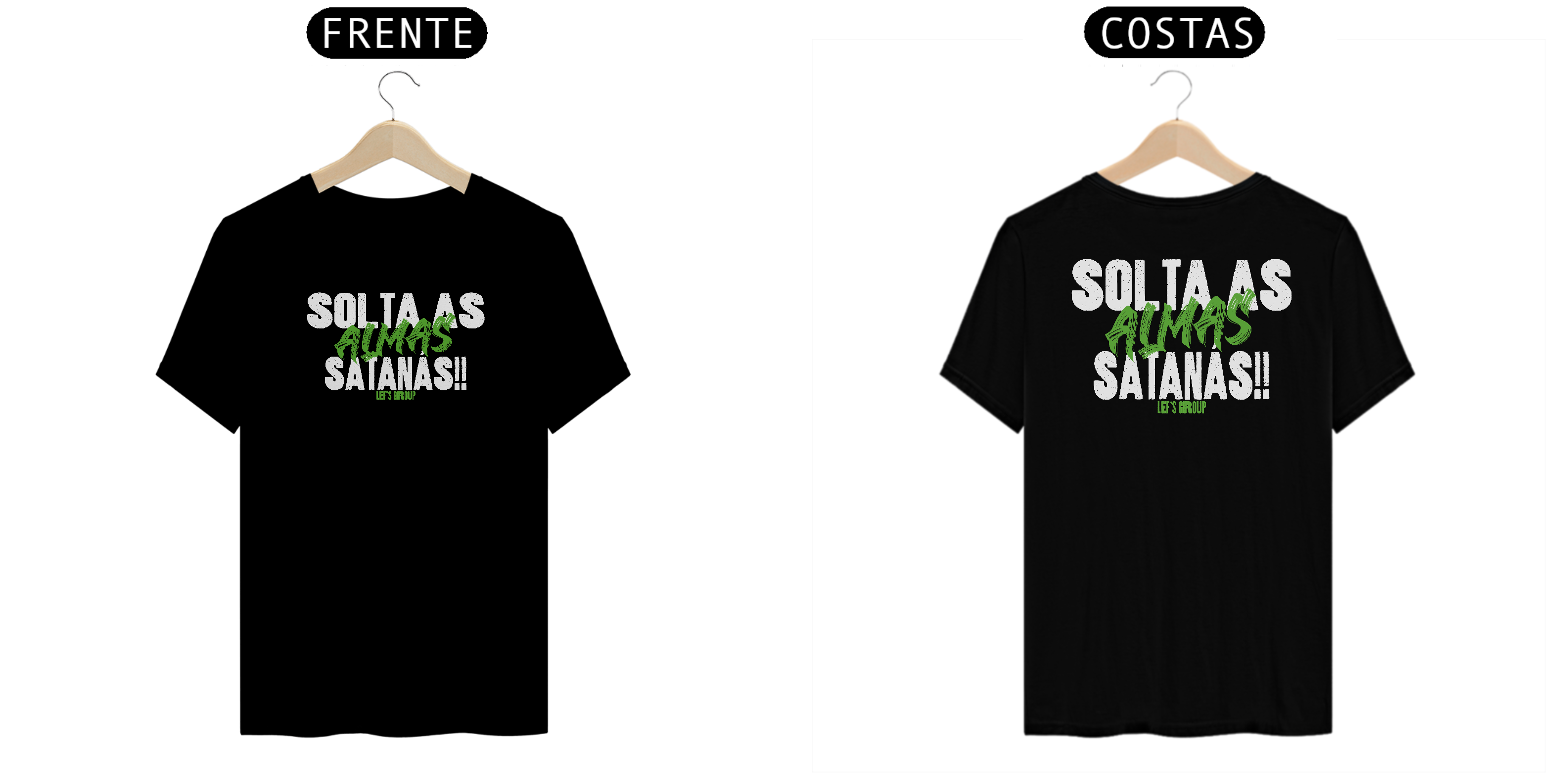 Nome do produto: Camiseta Solta as Almas (Verde)